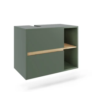 Szafka pod umywalkę Viola Zielony/rzemieślniczy 80 x 60 cm z 2 szufladami Vicco
