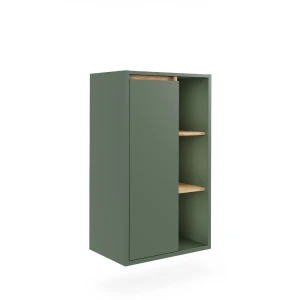 Midi-skab Viola Grøn/Artisan 50 x 86 cm med åbne hylder Vicco
