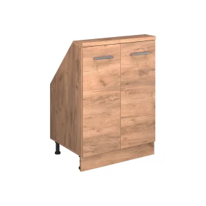 Køkkenskab til skrå væg R-Line Gold power oak 60 cm med 2 døre Vicco