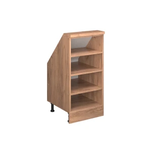 Skab til skrå væg Rion Gold power oak 40 x 81.6 cm med 4 rum Vicco