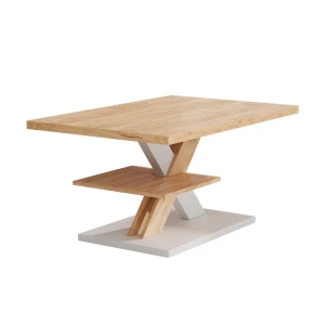 Sofabord Arivo Hvid 90 x 60 cm med hylde Vicco