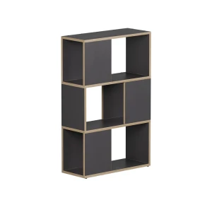 Raumteiler Eneos Anthrazit/Eiche 60 x 94 cm Vicco