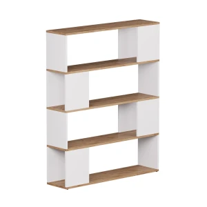 Rumdeler Eneos Hvid/gylden eg 100 x 124.5 cm Vicco