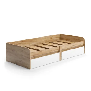 Børneseng Clario Hvid/Artisan 90x200 cm Uden madras Vicco