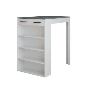 Barbord Repose Hvid/antracit 67 x 100 cm Vicco