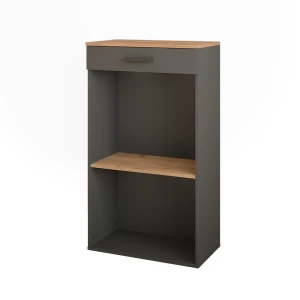 Viiniteline Repose Goldkraft tammi/antrasiitti 60x106 cm Vicco