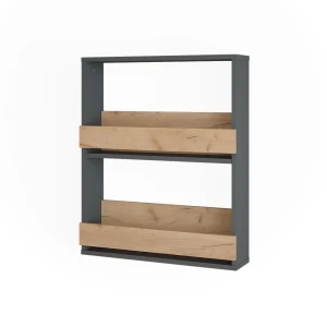 Stativ til vinglas Repose Guld power eg/antracit 60 x 72 cm Vicco
