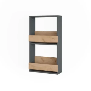 Stativ til vinglas Repose Guld power eg/antracit 40 x 72 cm Vicco