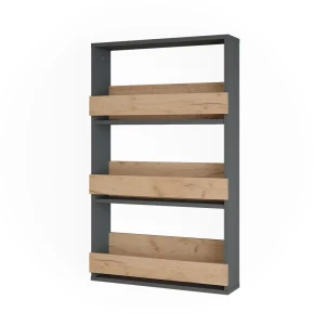 Stativ til vinglas Repose Guld power eg/antracit 60 x 98 cm Vicco