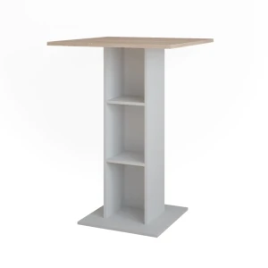 Barbord Repose Hvid/Sonoma 75 x 75 cm Vicco
