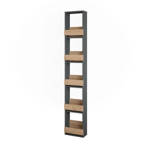 Stativ til vinglas Repose Guld power eg/antracit 30 x 180 cm Vicco
