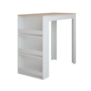Barbord Repose Hvid/Sonoma 57 x 117 cm Vicco
