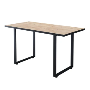 Spisebord Livorno Sort/gyldent egetræ 140 x 70 cm Vicco