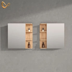 Spiegelschrank Fucino Goldkraft Eiche 62 x 64 cm livinity®