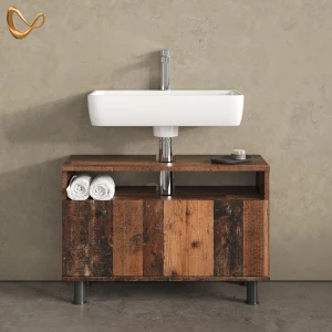 Waschbeckenunterschrank Fucino Oldstyle 80.2 x 54 cm mit Schublade livinity®