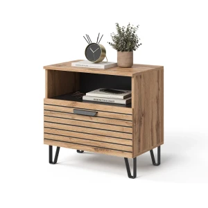 Sengebord Amber Wotan af eg 60 x 58 cm Vicco