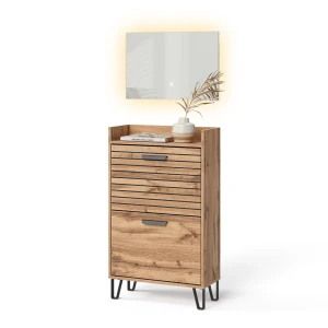 Garderobeskab Amber Wotan af eg 59.8 x 100 cm 2 dele Vicco