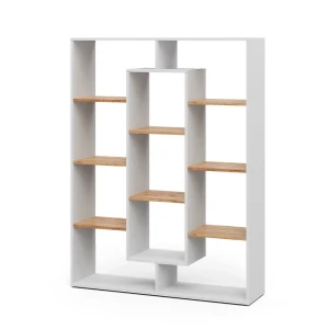 Rumdivider  Hvid/gylden eg 107.2 x 143 cm Vicco