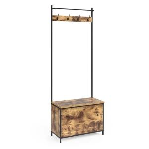 Garderobe Fyrk Rustikt egetræ 65 x 175 cm Vicco