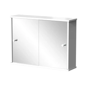 Badeværelsesspejlskab Mireo Hvid 55 x 40 cm med 2 skydedøre Vicco