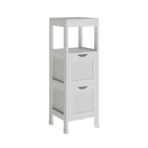 Midt skab Vilda Hvid 30 x 89 cm med 2 skuffer Vicco