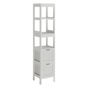 Badeværelsesskab Vilda Hvid 30 x 144 cm med 2 skuffer Vicco