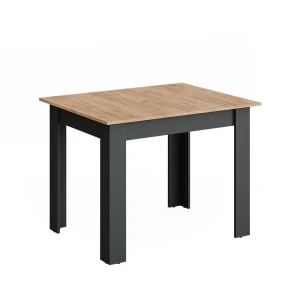 Spisebord Repose Antracit/Gylden eg 100-140 x 80 cm Kan udvides Vicco