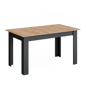 Ruokapöytä Repose antrasiitti/Goldkraft tammi 140-180 x 80 cm Laajennettava Vicco