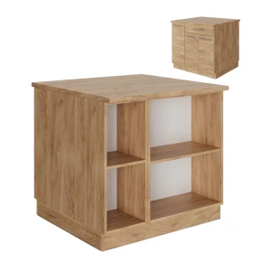 Køkkenø Fame-Line Gold power oak 90 cm med skuffe, uden bordplade Vicco