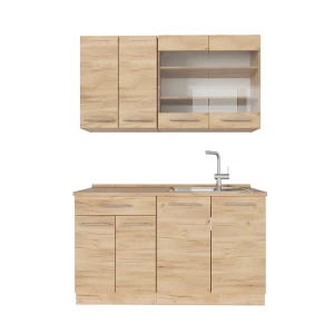 Singlekøkken Fame-Line Gold power oak 140 cm , BP Eg Vicco