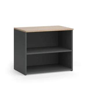 Lavt skab Wido Antracit/Sonoma 60 x 50 cm med 2 rum Vicco