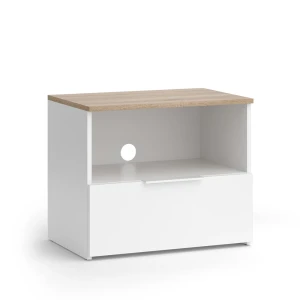 Lavt skab Wido Hvid/Sonoma 60 x 50 cm med skuffe Vicco