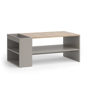 Sofabord Wido Greige 100 x 55 cm med hylder Vicco