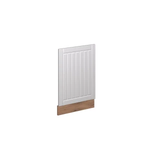 Frontplade Fame-Line Hvid landhus 45 cm uden bordplade Vicco