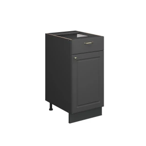 Køkkenskab Fame-Line Anthrazit-Gold Landhaus 40 cm uden bordplade Vicco