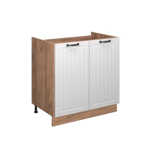 Szafka pod zlew Fame-Line Biały domek wiejski 80 cm , BP Antracyt Vicco