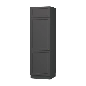 Køleskabsindbygningsskab Fame-Line Anthrazit-Gold Landhaus 60 cm Vicco
