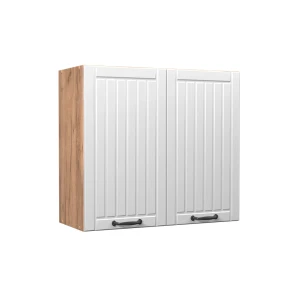 Armoire en verre Fame-Line Blanc campagne 80cm Vicco