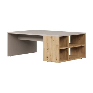 Sofabord Danny Kashmir 90 x 60 cm med hylder Vicco