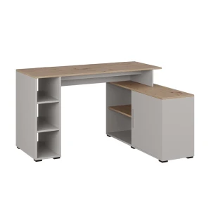 Hjørneskrivebord Rudy Kashmir 135 x 110 cm med hylder Vicco