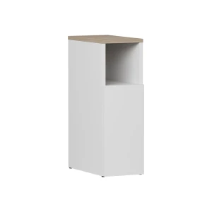 Sengebord Enton Hvid/Sonoma 20 x 59.5 cm med 1 dør Vicco
