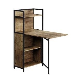 Skrivebord Savio Rustikt egetræ 57 x 30 cm med sammenklappelig bordplade Vicco