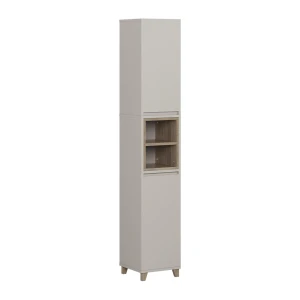 Badeværelsesskab Elnor Greige 30 x 170 cm med 2 døre Vicco