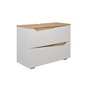 Underskab til badeværelse Marelle Hvid/Artisan 80 x 57.5 cm med 2 skuffer Vicco