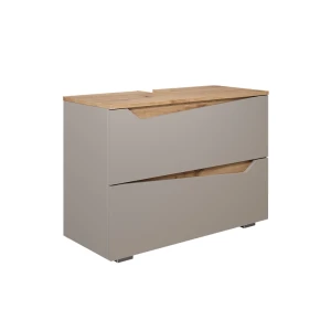 Underskab til badeværelse Marelle Greige 80 x 57.5 cm med 2 skuffer Vicco