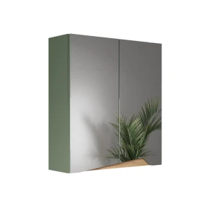 Badeværelsesskab med spejl Marelle Grøn/Artisan 60 x 67 cm med hylder Vicco