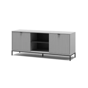 Lavt skab Eliza Grå 150 x 60 cm med 2 døre Vicco
