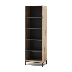 Bogreol Eliza Viking Eg 60 x 180 cm med 5 rum Vicco