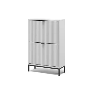 Skotipper Eliza Hvid 60 x 92 cm med 2 foldeskuffer Vicco