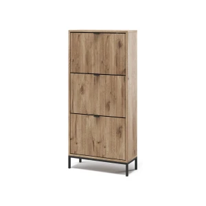 Skotipper Eliza Viking Eg 60 x 130 cm med 3 skuffer Vicco